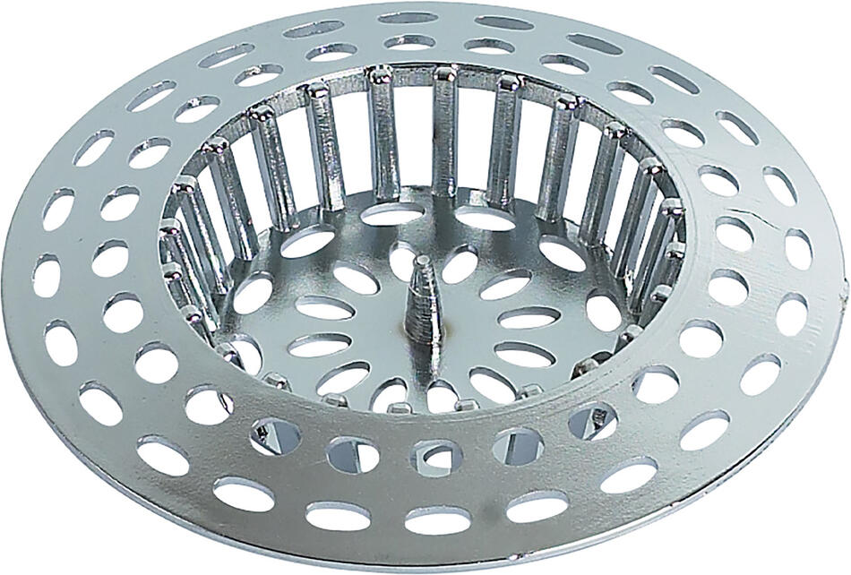 Spirella sítko do dřezu HAIRTRAP, chromovaný, plast, průměr 70 mm