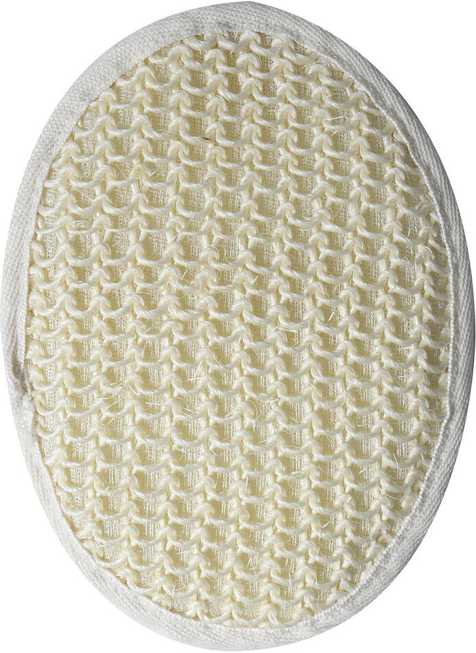 MSV exfoliační sisalová houba SISAL, bílá, oválná