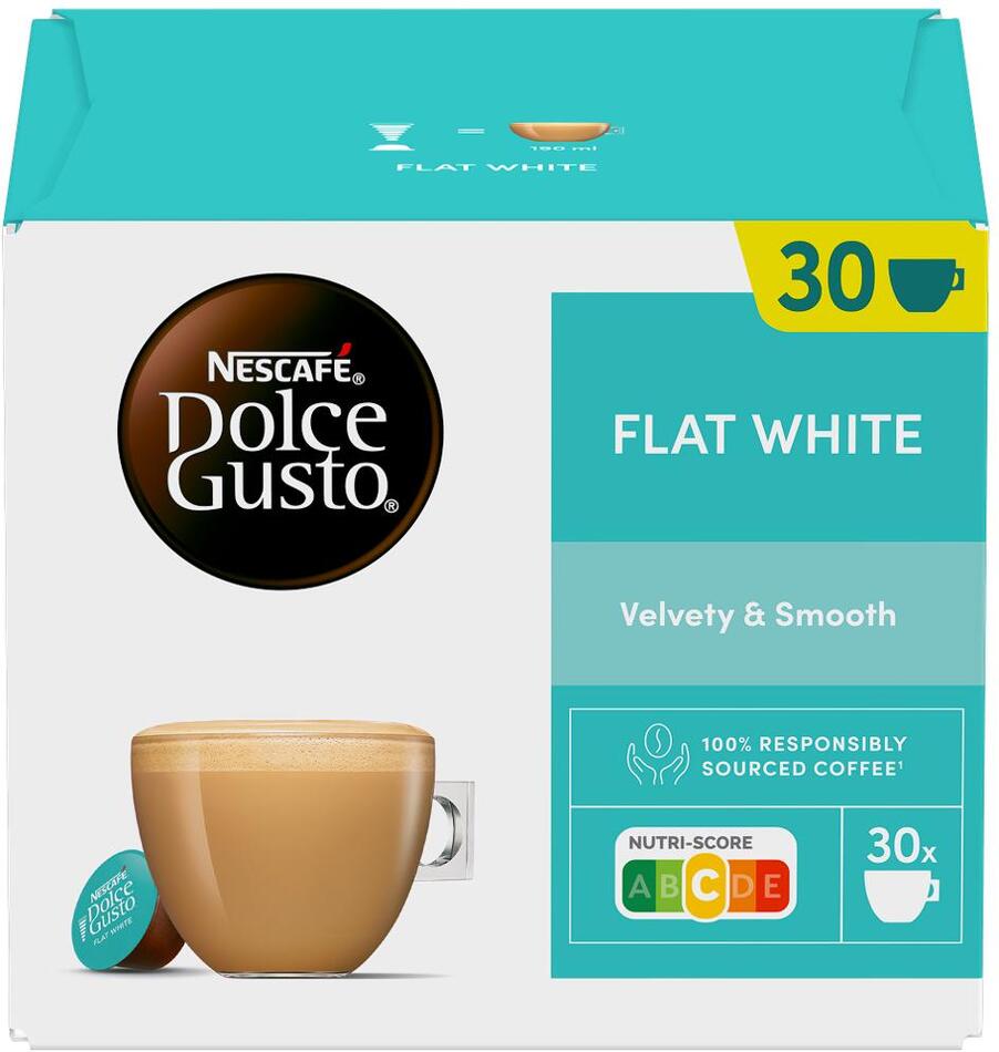 Kapsle Nescafé Dolce Gusto NESTLE Dolce Gusto Flat White 30 ks