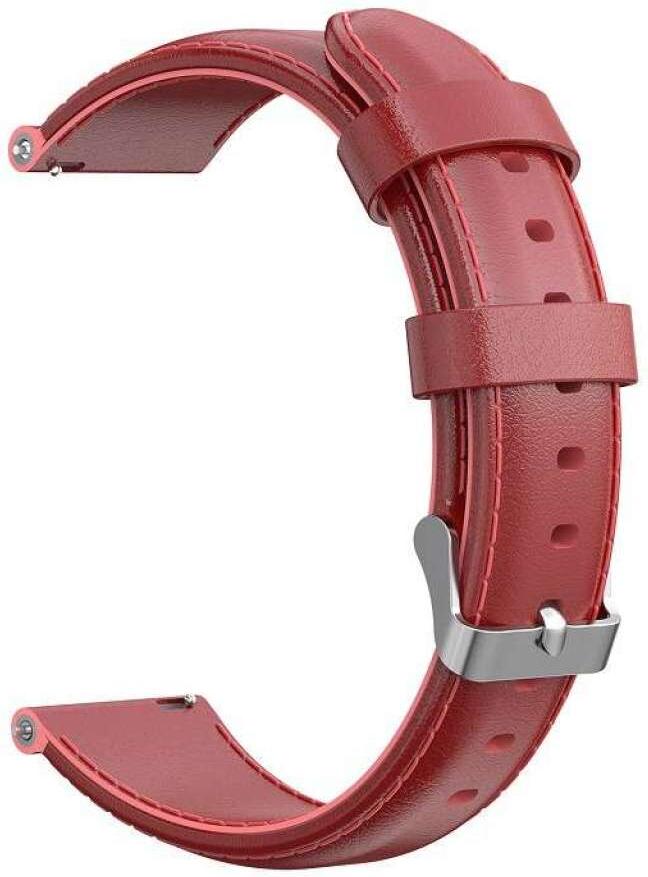 Xiaomi lenuo univerzální kožený strap 20 mm (červená)