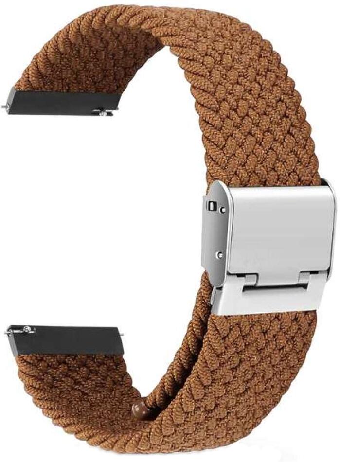 Lenuo elegantní nylonový strap 22 mm hnědý