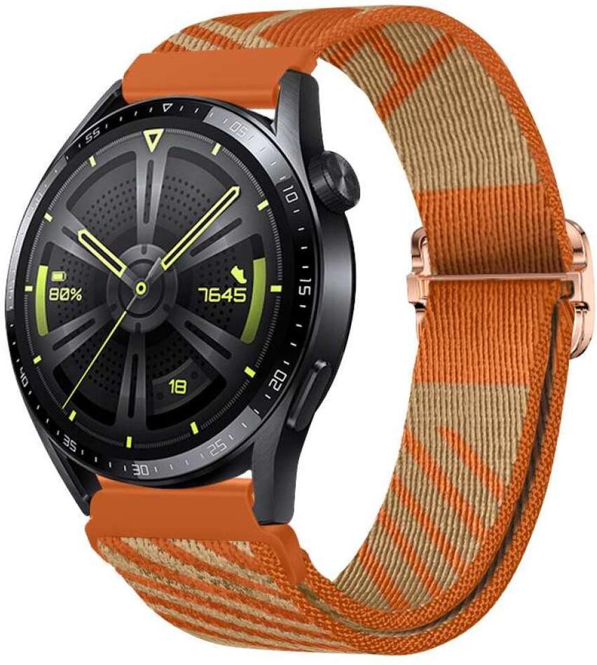 Lenuo univerzální nylonový strap 20 mm oranžový