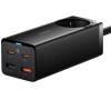 Nabíjecí stanice Baseus GaN3 Pro 65W 1xzásuvka, 2xUSB-C, 2xUSB černá
