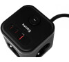Nabíjecí stanice Huslog 20W 3xzásuvka, 2xUSB-C, 1xUSB černá