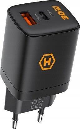 Nabíječka do sítě Hammer RapidCharge Duo, černá