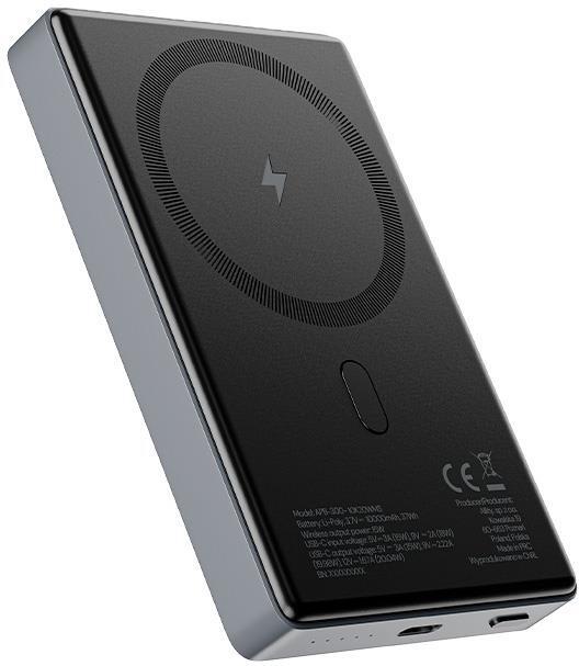 Bezdrátová powerbanka Allity APB-300 10000mAh, 20W šedá