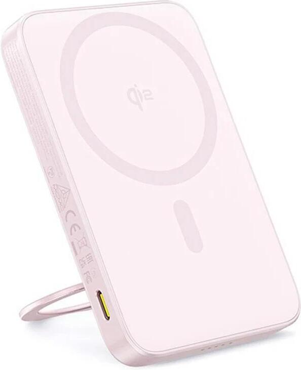 Bezdrátová powerbanka Baseus PicoGo Qi2 5000mAh, 20W růžová