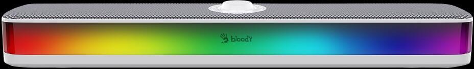 A4tech Bloody Soundbar S10, Bluetooth, RGB, bílá (S10-WH)