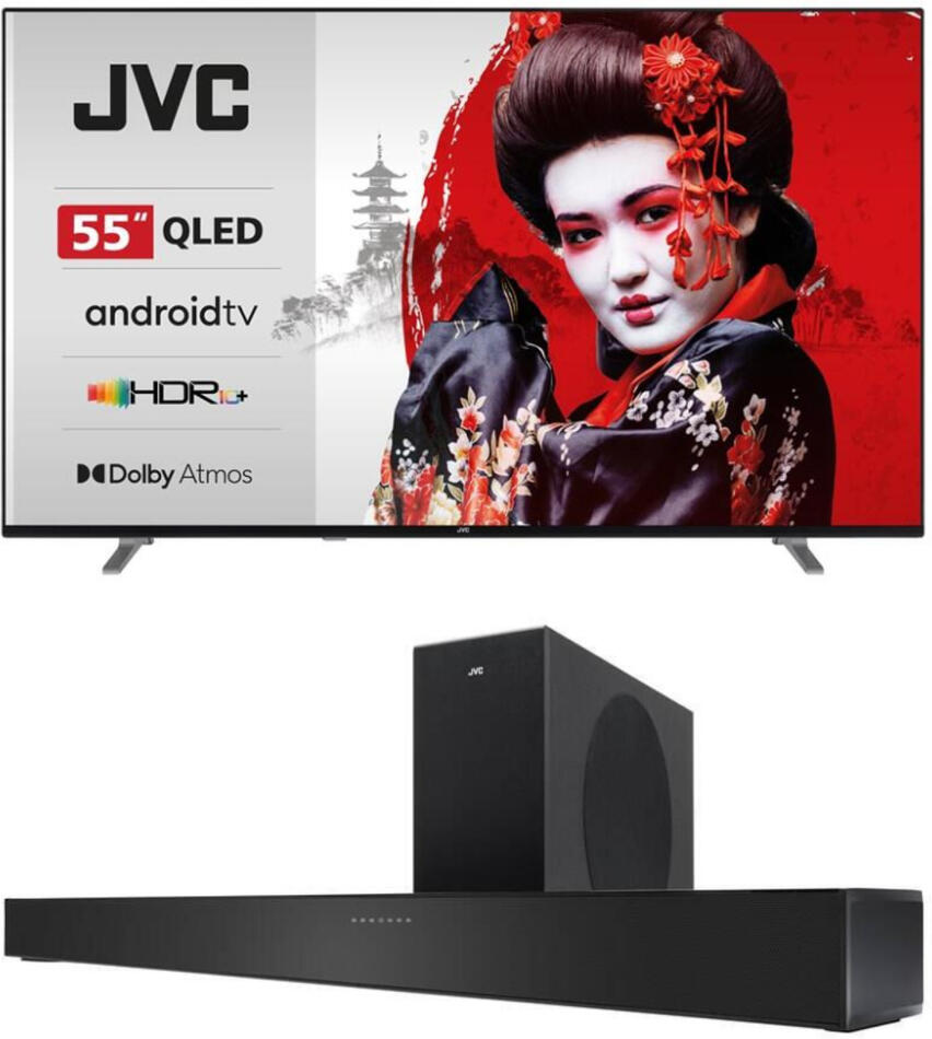 SET Televize JVC LT-55VAQ3435 + Soundbar JVC TH-E434B