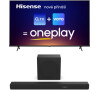 SET UHD QLED TV Hisense 43E79NQ + Soundbar Hisense HS3100