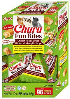 Churu Cat BOX Fun Bites Chicken wraps Chick&Pumpk8x12g