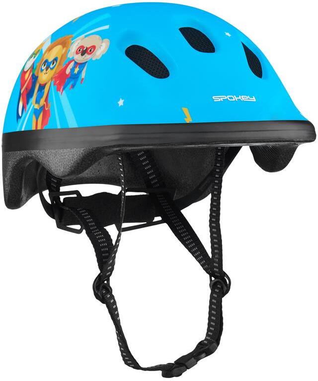 Spokey FUN HEROS Dětská helma na kolo, inline, skate, 52-56 cm, modrá