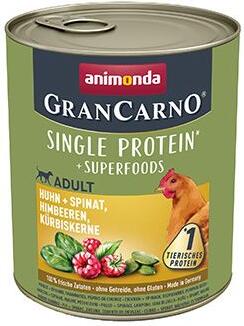 Animonda pes GRANCARNO konz. Superfoods kuřecí 800g