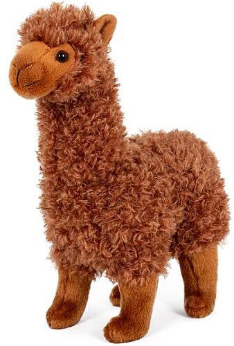 Teddies Lama Alpaka plyš 30cm hnědá 0m+