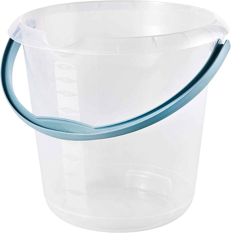Plastový kbelík s výlevkou Keeeper transparent