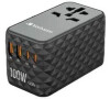 Cestovní adaptér Verbatim GaN III 2xUSB-C 100W/2xUSB-A