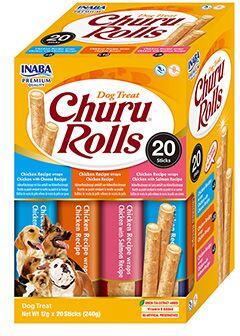 Churu Dog BOX Rolls Chicken wraps Variety 20x12g