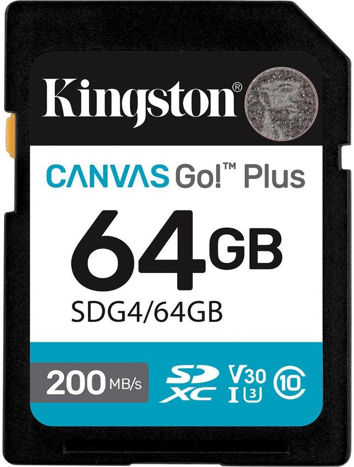Paměťová karta Kingston SDXC SDG4 64GB
