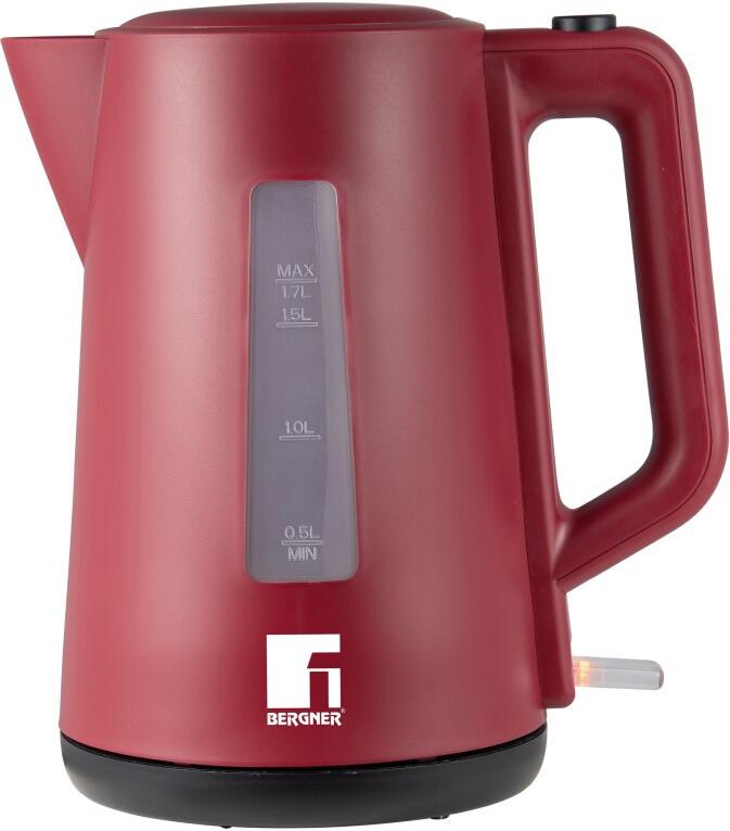 BERGNER Rychlovarná konvice 1,7 l 2200W MAROON BG-51040-RD