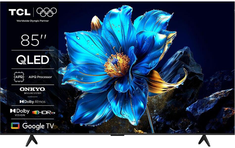 TCL 85P7K SMART TV 85" QLED/4K UHD/Direct LED / 3xHDMI / 2xUSB / LAN / GoogleTV
