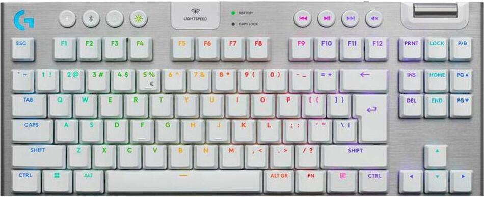 Herní klávesnice Logitech G915 X LIGHTSPEED TKL White