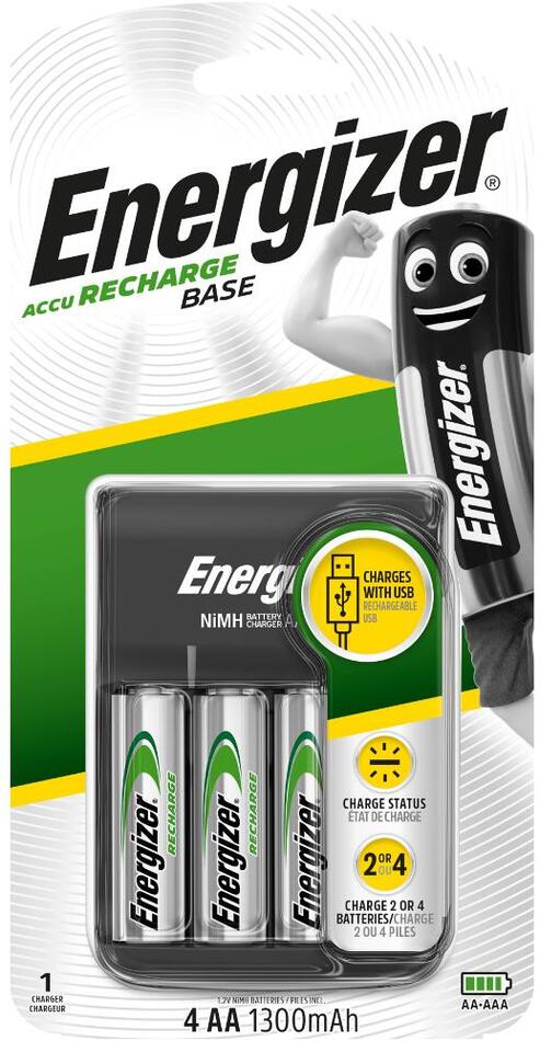 Nabíječka baterií ENERGIZER Base Charger + 4