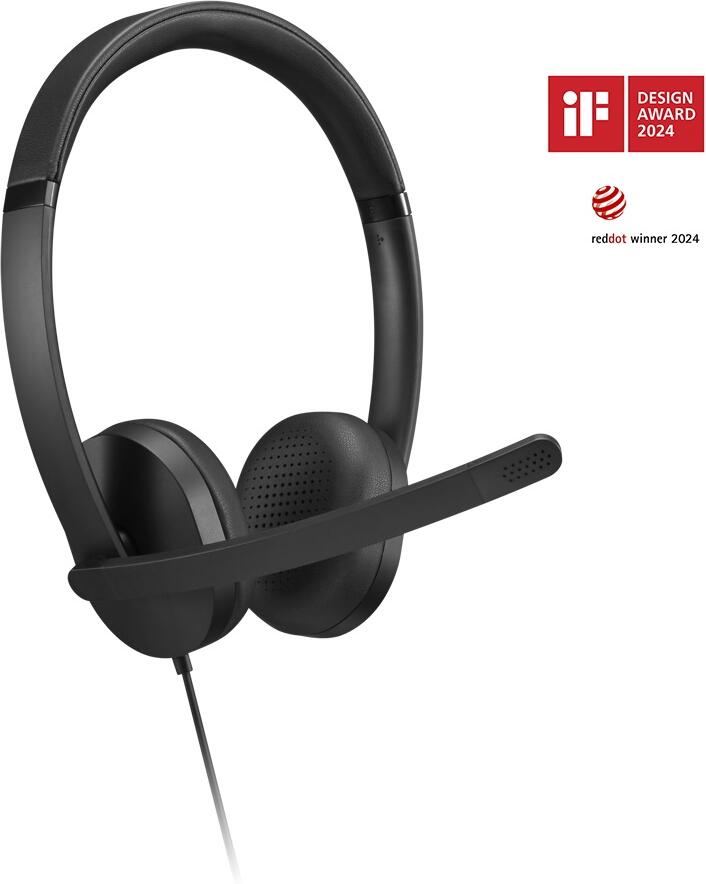 Lenovo USB-A Wired Stereo Headset Gen2 (4XD1P83425)