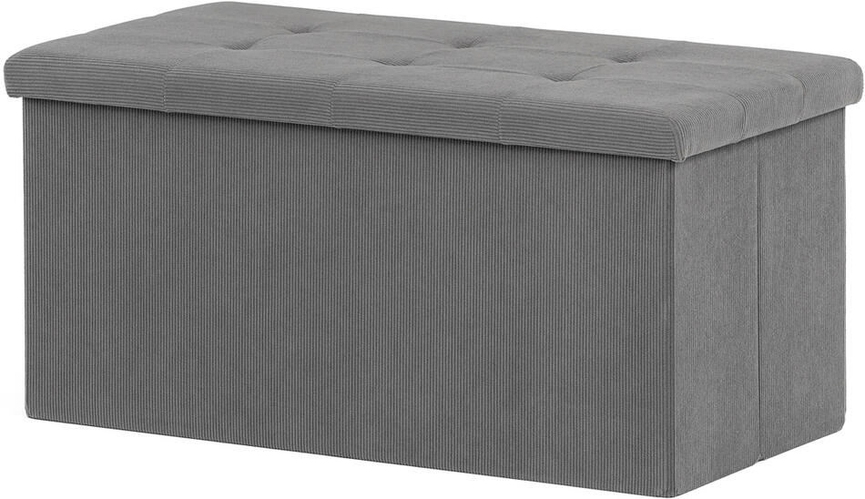 Taburet s úložným prostorem Autronic TAB-472 GREY6, šedý