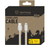 Tactical Smooth Thread Cable USB-A/Lightning 0.3m White