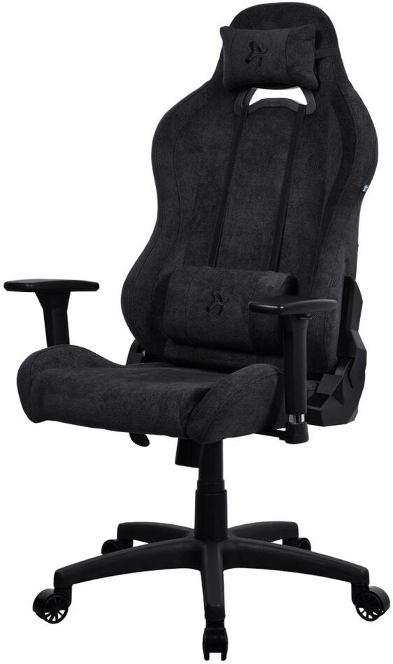 AROZZI herní židle TORRETTA Soft Fabric v2/ látkový povrch/ černá (TORRETTA-SFB-PBK)