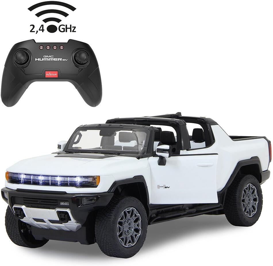 Jamara Hummer EV 1:16 white 2.4GHz Manual door