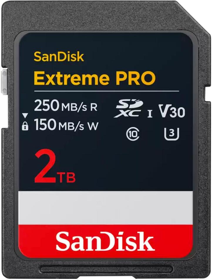 Paměťová karta Sandisk Extreme PRO SDXC 2TB