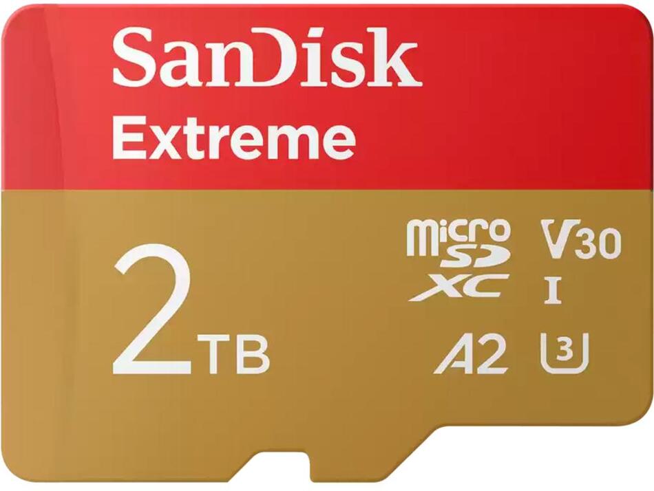 Paměťová karta Sandisk Extreme SDXC 2TB