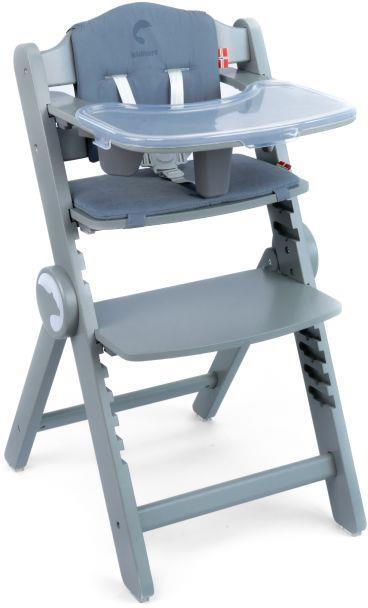 Jídelní židlička Kidnort Drömmer Unique šedá