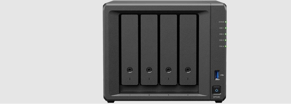 Synology ActiveProtect zařízení DP340, 4x8TB, 2x400GB SSD, 1x10Gb LAN