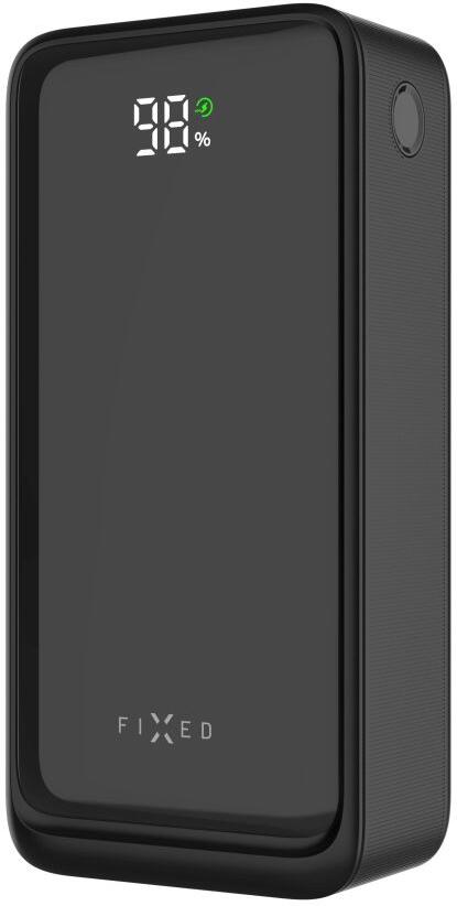 Powerbanka FIXED Zen2 30 s LCD displejem a výstupem PD 20W, 30 000 mAh, černá