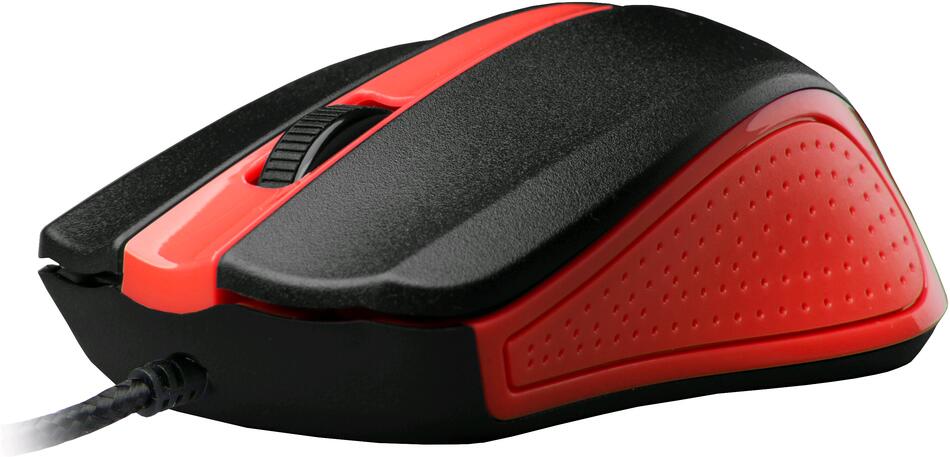 Myš C-TECH WM-01, červená, USB