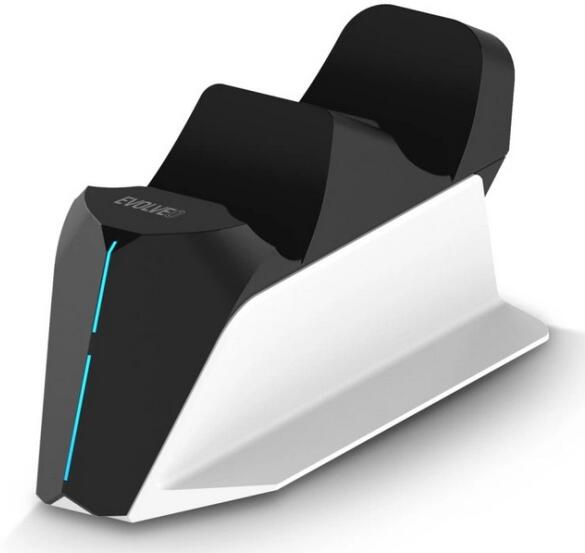 EVOLVEO DockCharge, nabíjecí základna a stojánek pro dva ovladače PS5