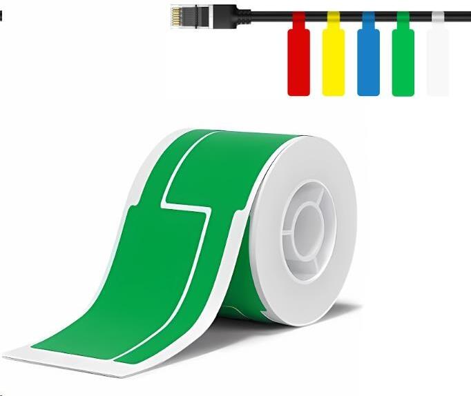 Niimbot štítky na kabely T 25x76mm 200ks Zelené pro B21, B21S, B3, B1S (A2K88018808)