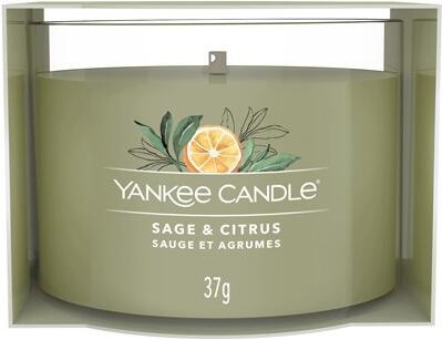 YANKEE CANDLE VOTIVNÍ SVÍČKA VE SKLE SAGE & CITRUS