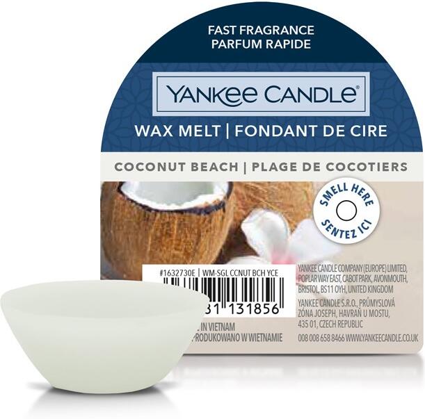 YANKEE CANDLE COCONUT BEACH VONNÝ VOSK DO AROMALAMPY NOVÝ