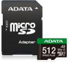 ADATA Speed Plus/Micro SD/512GB/UHS-I U3 / Class 10/+ Adaptér (UD512GUI3V30A2SP-RA1)