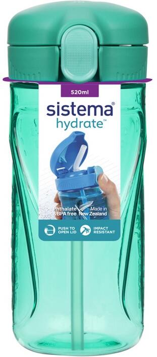 Sistema Láhev s brčkem Hydrate Quick Flip Top 520 ml, mátová