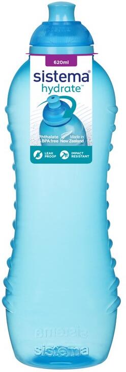 Sistema Láhev Hydrate Squeeze Twist n Sip 620 ml, modrá