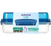 Sistema Dělený svačinový box To Go LunchStack Rectangle 1,8 l, modrá