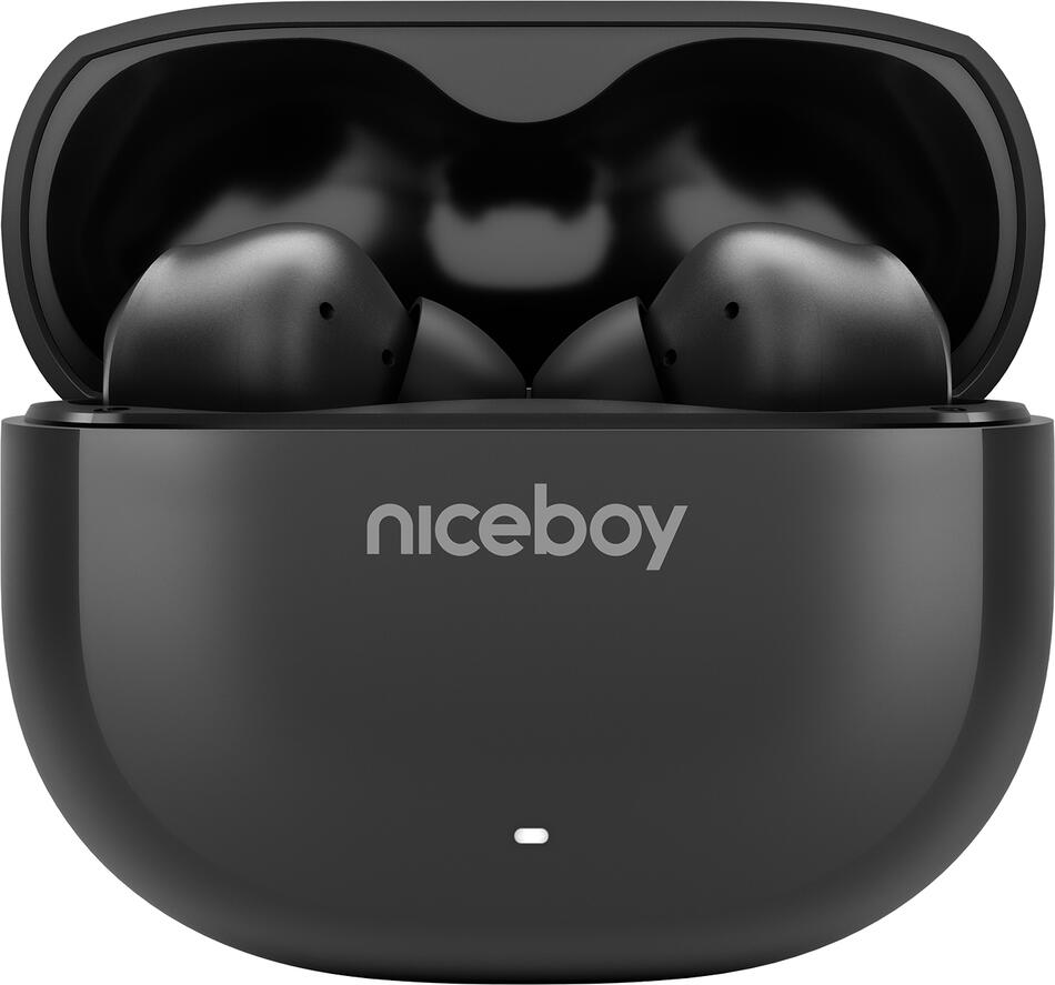 Bezdrátová sluchátka Niceboy Pins 4, černá