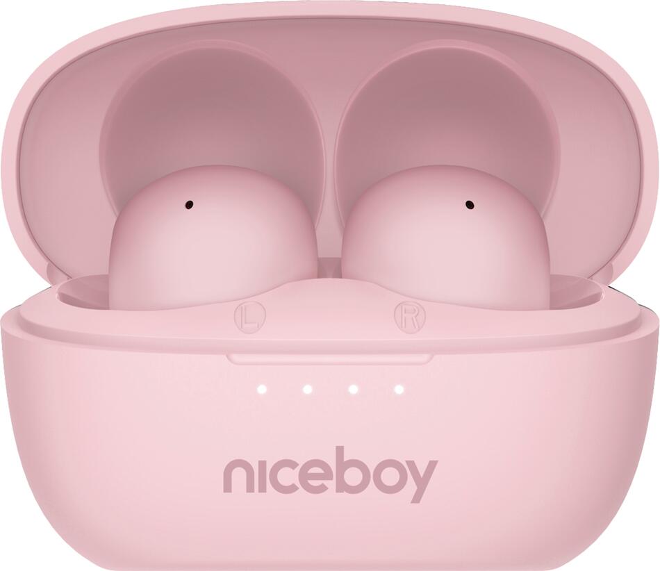 Bezdrátová sluchátka Niceboy Podsie 4 POP Pink