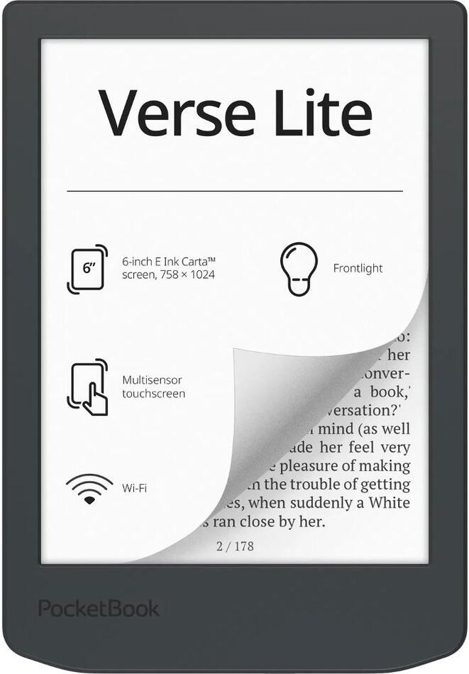 Čtečka knih PocketBook E-book 619 Verse Lite Grey