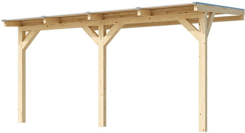 Dřevěná zahradní pergola 672 (4,3x3,7 m) WEKA