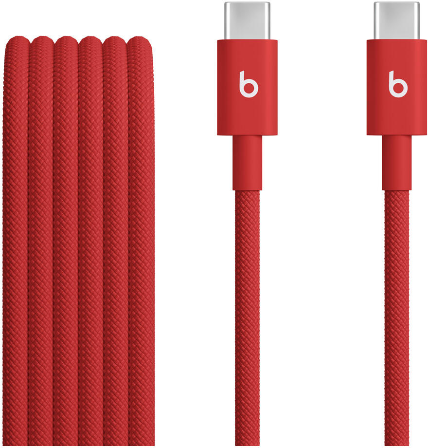 Apple beats USB-C / USB-C Woven Cable (1.5m)- Rapid Red (MDGF4EE/A)